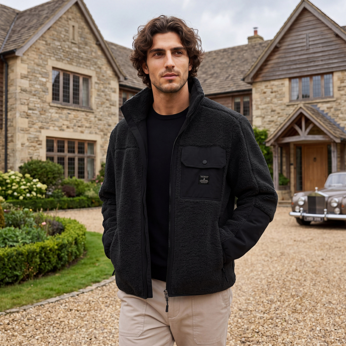 Campera Sherpa Angus Loose fit