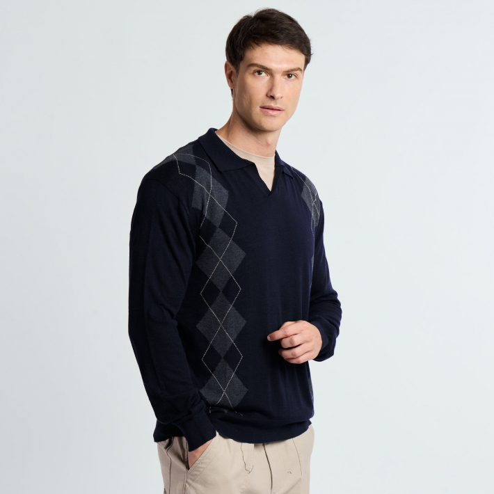 SWEATER DIAMOND POLO