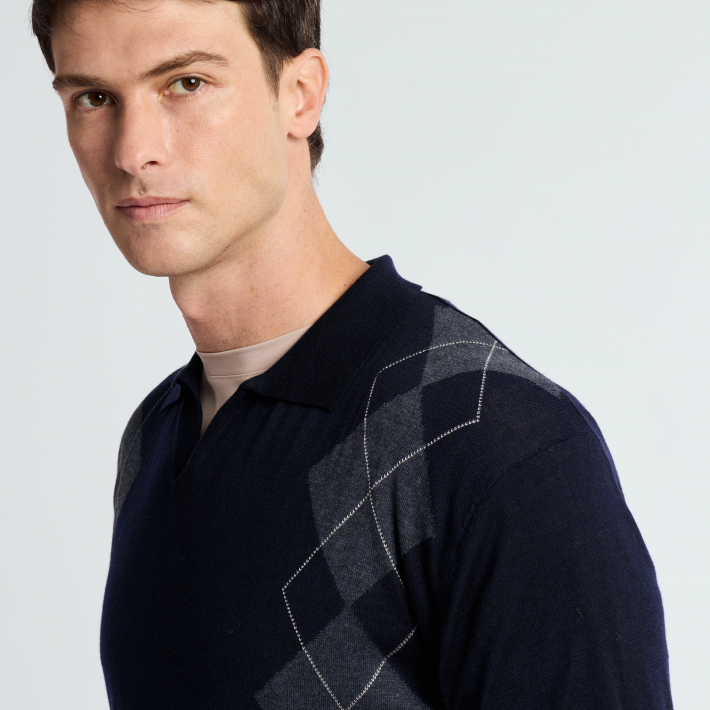 SWEATER DIAMOND POLO