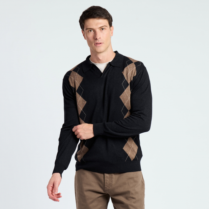 SWEATER DIAMOND POLO