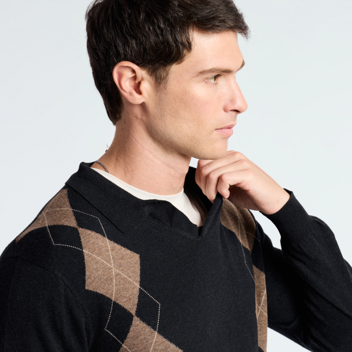 SWEATER DIAMOND POLO