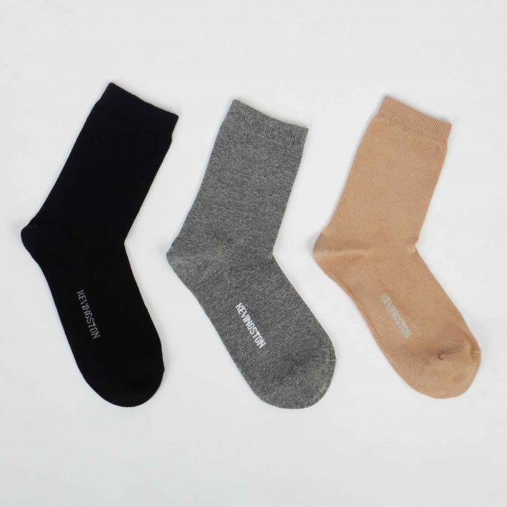 MEDIAS TRIPACK LISO 