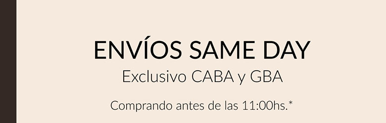 Envíos same day CABA, San Isidro, Vicente López comprando de lunes a viernes antes de las 11:00