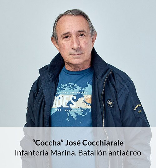 José Cocchiarale - Infantería Marina. Batallón antiaéreo