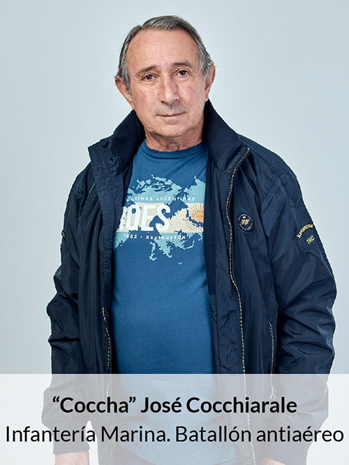 José Cocchiarale - Infantería Marina. Batallón antiaéreo