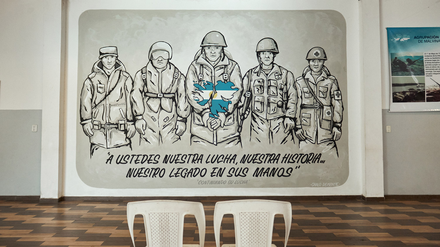 a ustedes nuestra lucha, nuestra historia... nuestro legado en sus manos