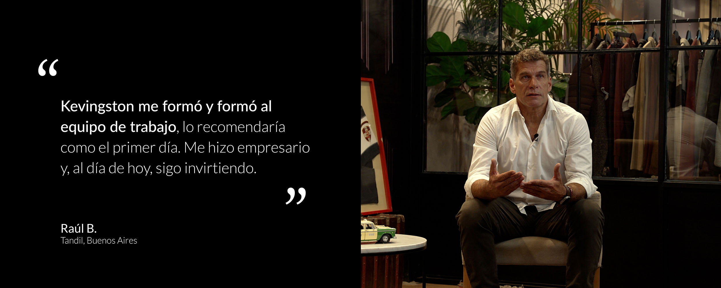 Testimonios franquiciados Kevingston