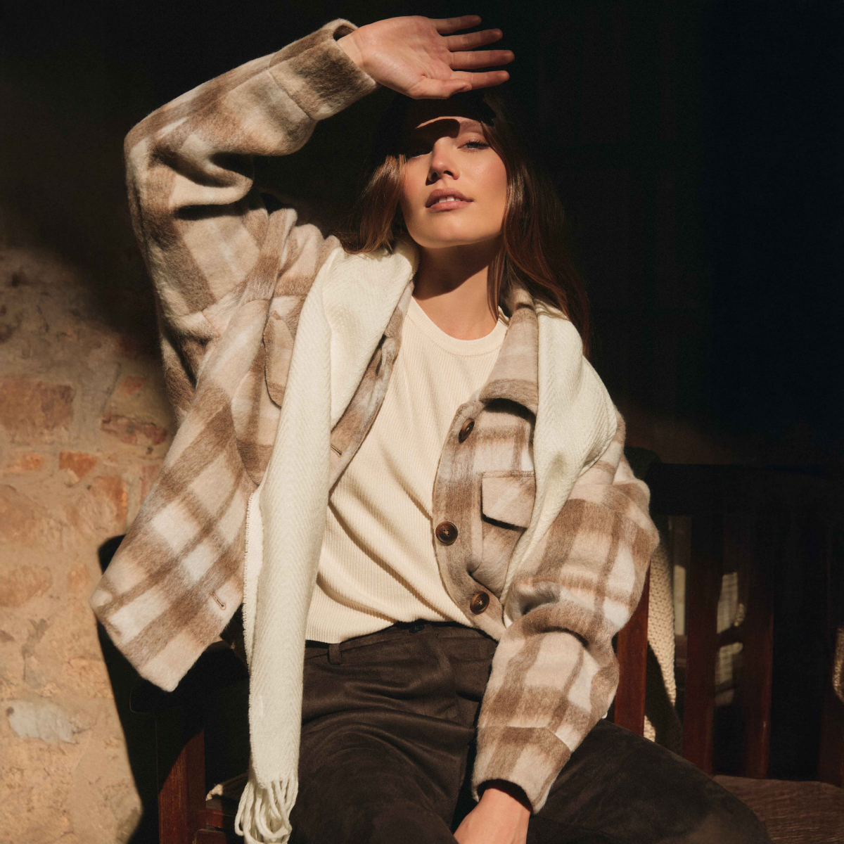Campera Plaid
